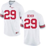 NCAA Ohio State Buckeyes Men's #29 Kevin Dever White Nike Football College Jersey GAH4745IM